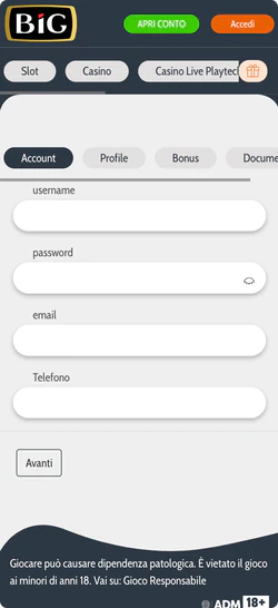 Guida rapida all’App BIG Casino