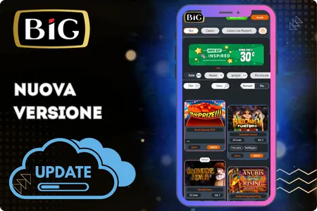 Aggiorna l’App BIG Casino facilmente