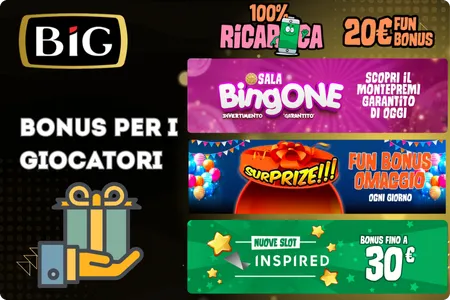 Offerte bonus sull’App BIG Casino