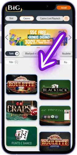 Big Casino Giochi