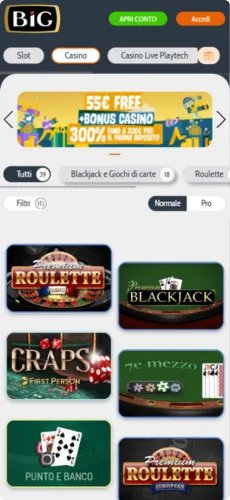 Big Casino Sito